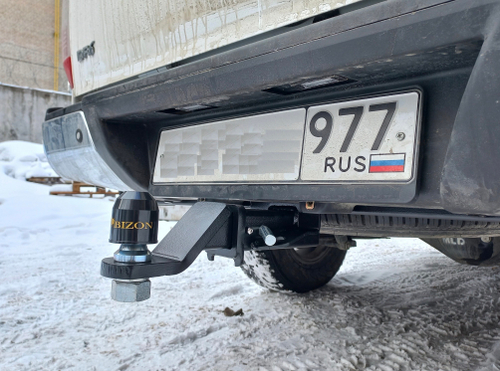 Фаркоп Бизон на DongFeng DF6 2022- (паспорт и сертификат в комплекте)(без электрики) FA 0360-E