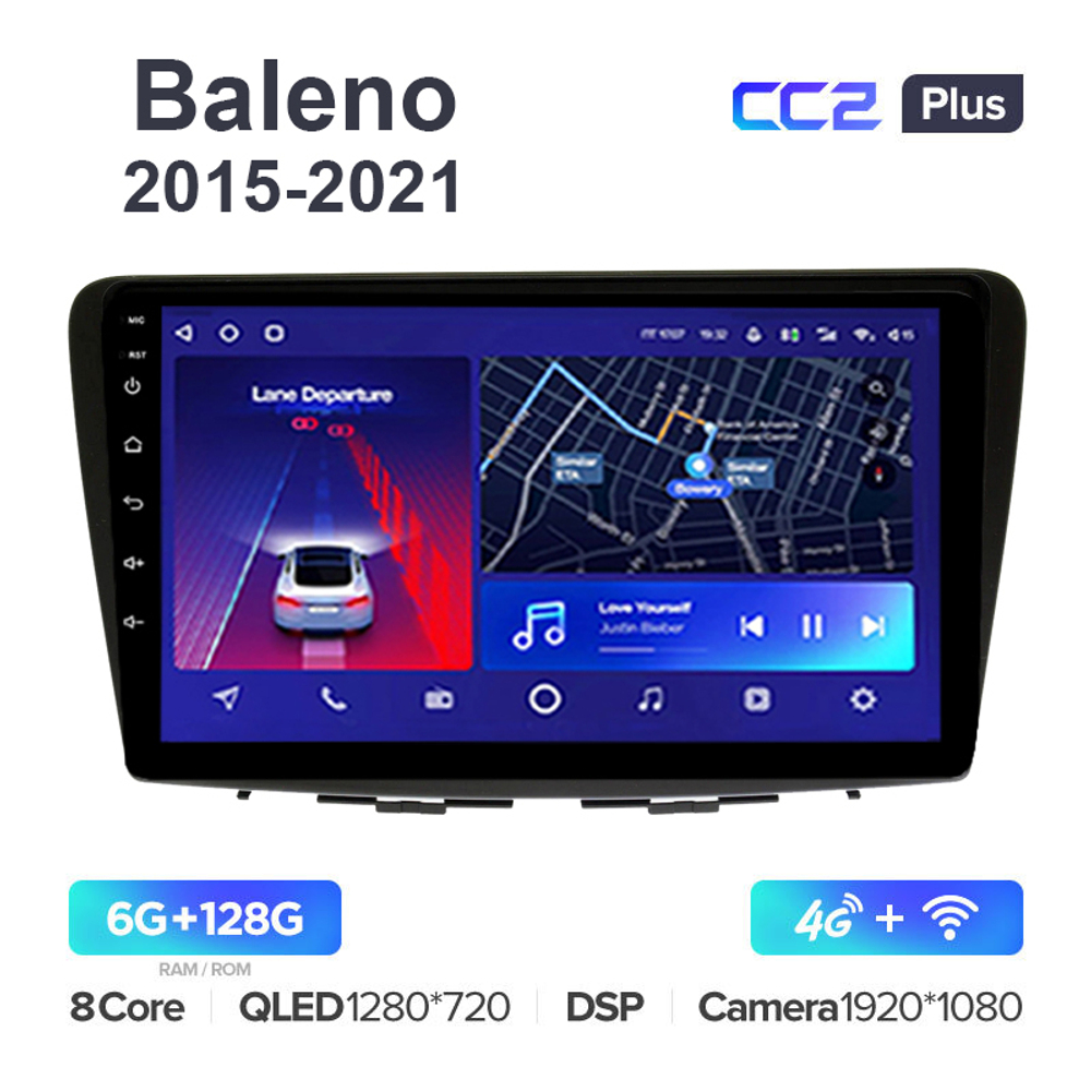 Teyes CC2 Plus 9"для Suzuki Baleno 2015-2021