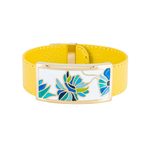 Браслет Fiore Luna на желтом кожаном ремешке CB13599-2