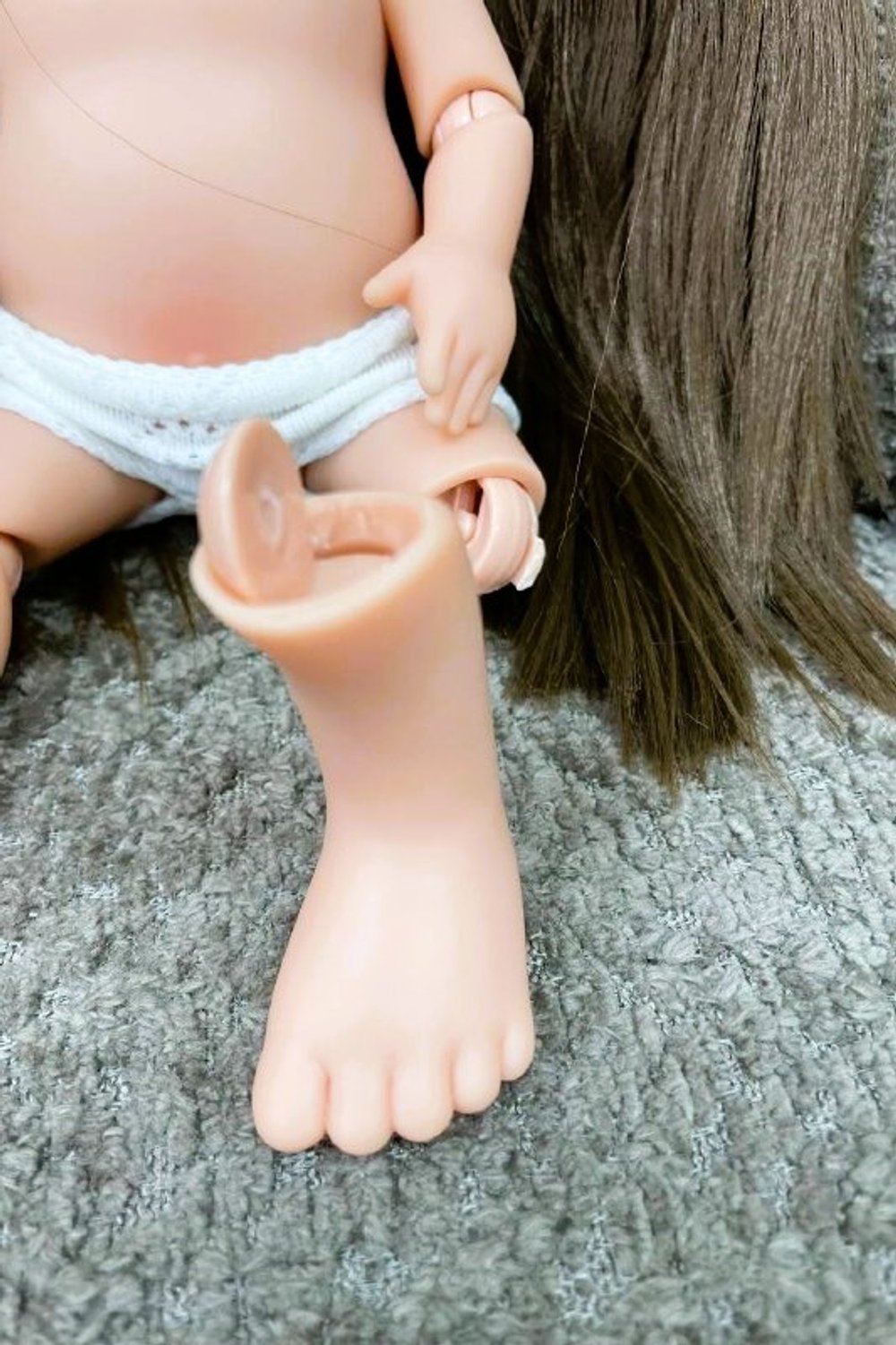 УЦЕНКА2 Кукла Nines виниловая 30см MIA CASE шарнирная без одежды (1210W)