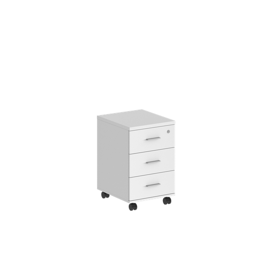 Тумба мобильная Сигма с 3 ящ. 404х460х619, с ц.замком