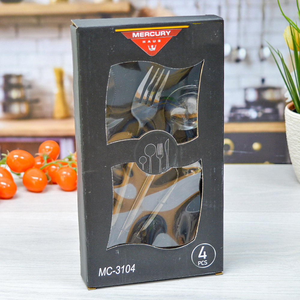 Набор столовых приборов 4 предмета "MercuryHaus" MC-3104
