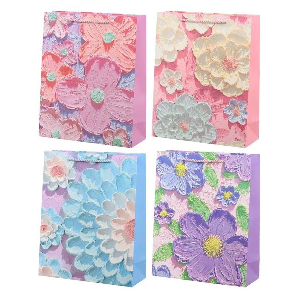 Подарочный пакет Basir, серия &quot;Цветы&quot;, 30*12*40 см, ассорти