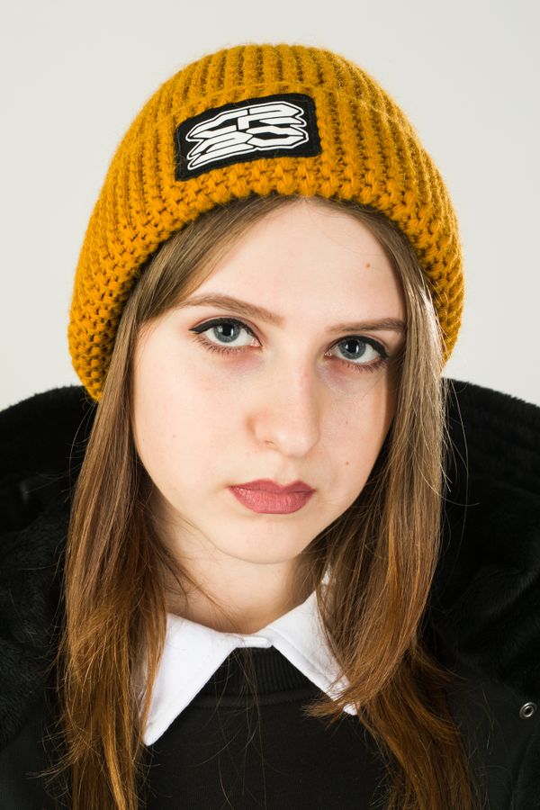 Шапка Corn Beanie Горчичная - фото 4