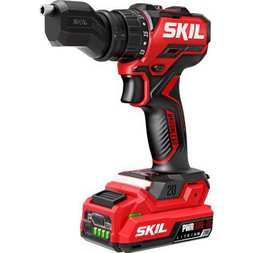 Дрель-шуруповерт аккумуляторная SKIL QD6293 с 4-мя насадками,2АКБ(2Ач)+ЗУ