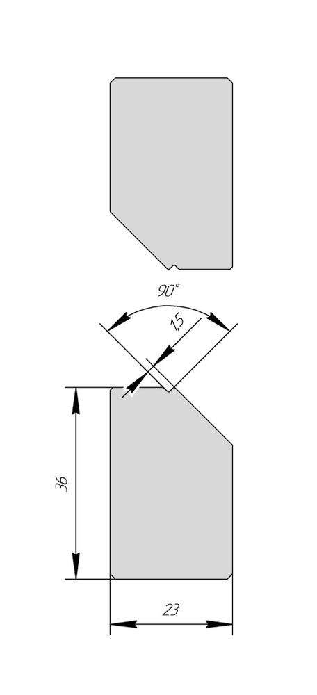 Z-вставки AZI 1277 90° Z1,5