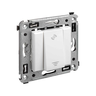 Диммер кнопочный в стену для LED ламп, "Avanti", "Белое облако"