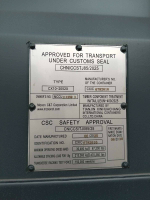 Контейнер 20 футов № MCCU1112593