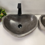 Раковина из речного камня ПАРА! RS-63824 52*36*15 2шт 0126