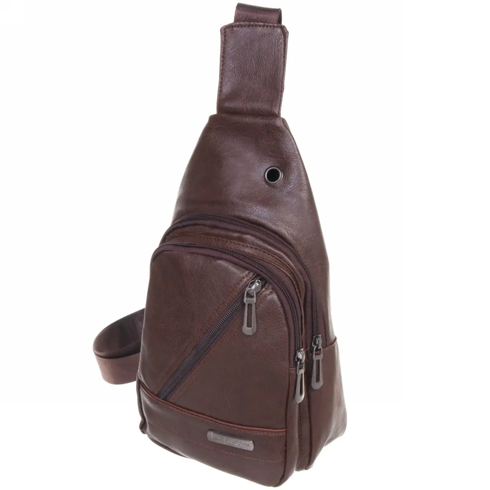 Сумка мужская «Creative Hardy», цвет коричневый, два отделения и карман, 29*17*5,5см