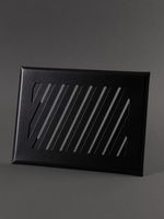 Решётка вентиляционная на магнитах Заслонка 150 х 200 Черная