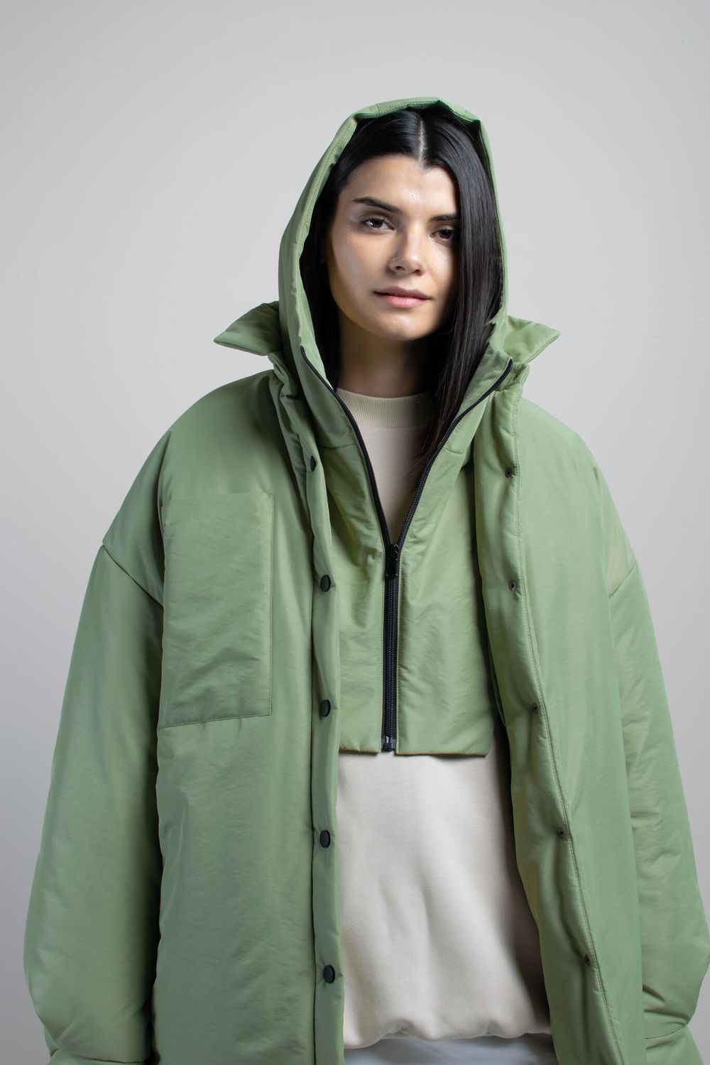 Куртка Alexandra Talalay AW004 фисташковая