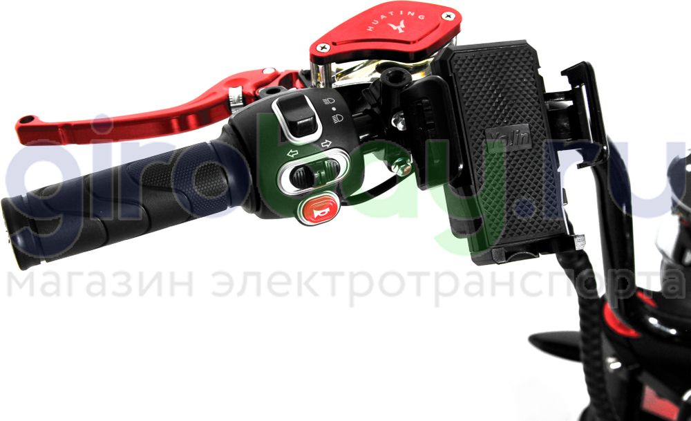 Электроскутер IKINGI HARLEY CHOPPER 4000W (60V/30Ah) - Красный фото №13