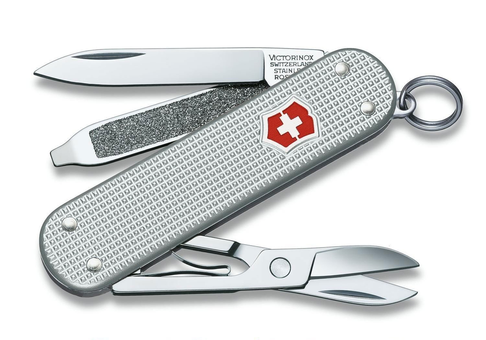 Нож Victorinox Classic Alox, серебристый 0.6221.26