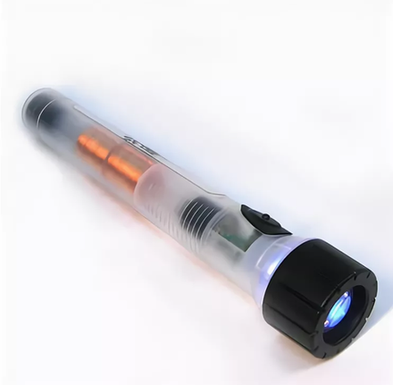 Фонарь ручной 1 светодиод, работает от встряхивания, длина167мм