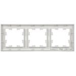BRITE Рамка 3-местная РУ-3-БрБ белый IEK
