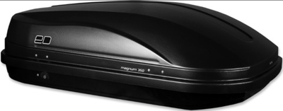 Автобокс Евродеталь Магнум 350 (черный карбон) 140х90х42 быстросъём [ED5-040B]