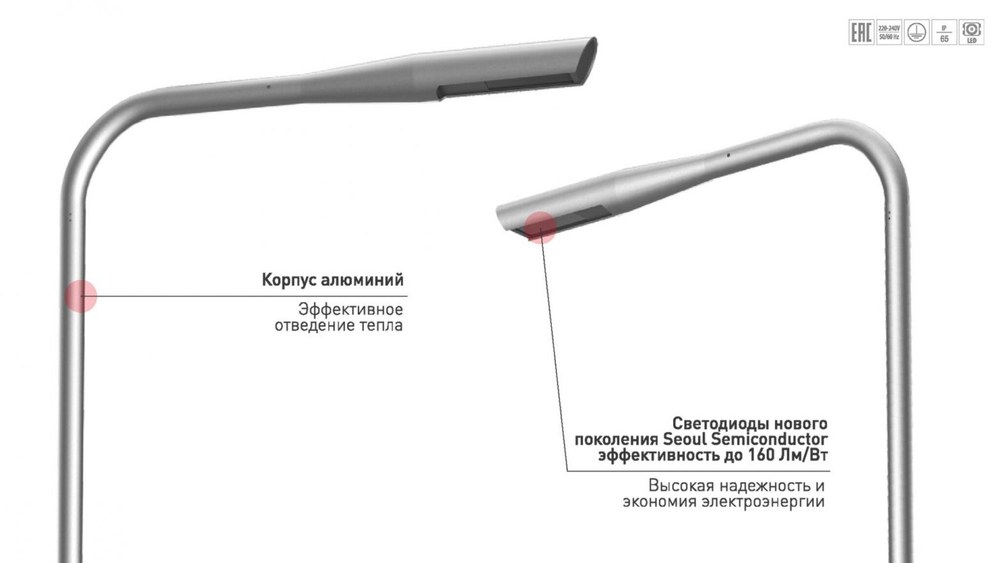 Фонарь уличный IMPULSE