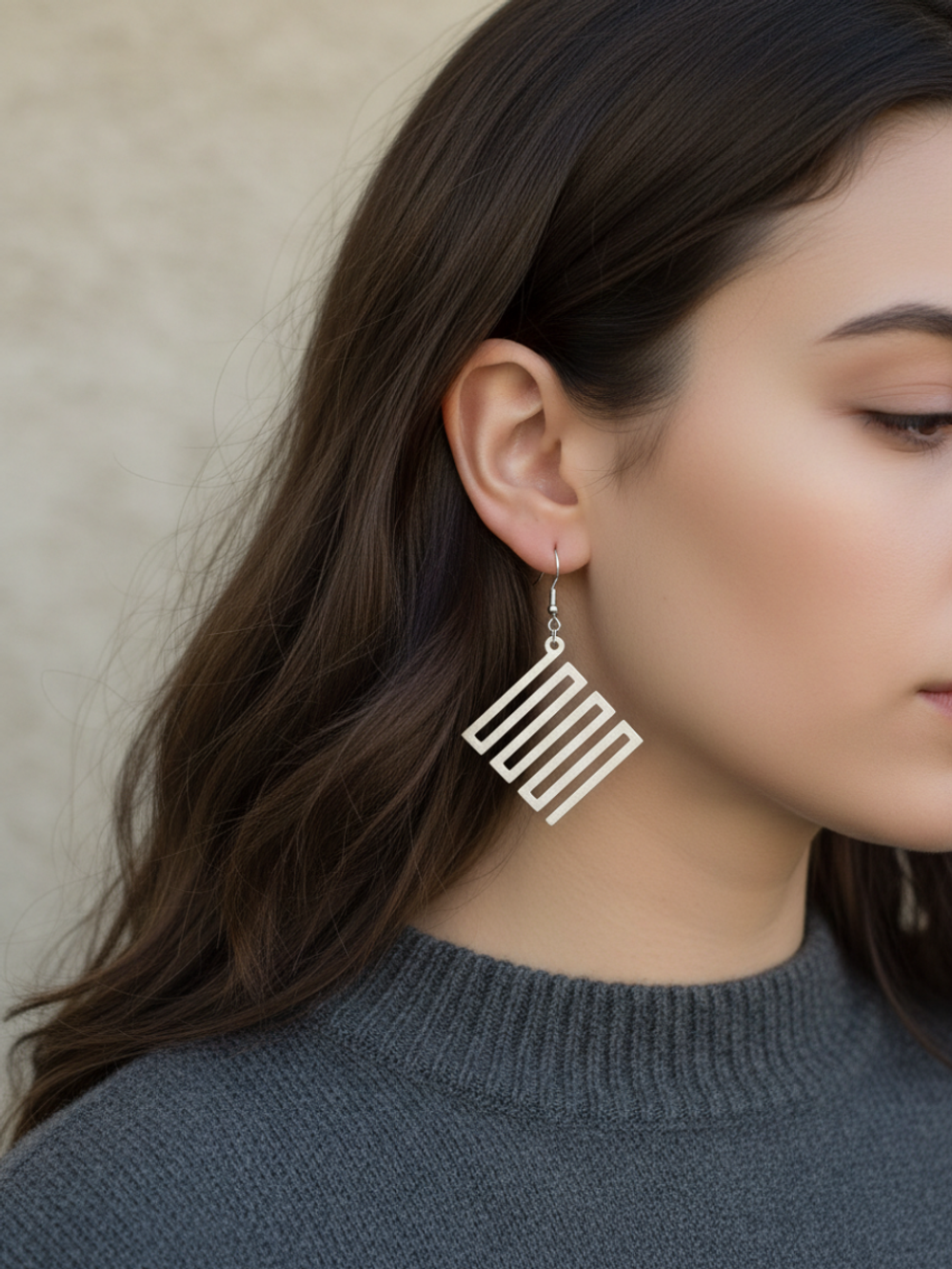 Серьги Геометрия