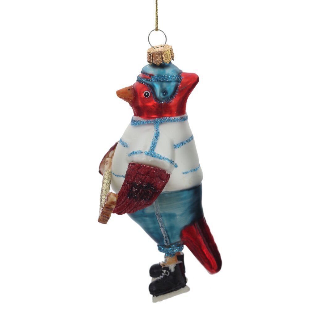 GAEM Украшение новогоднее "Птица-хоккеист", L10,5 W7 H14,5 см