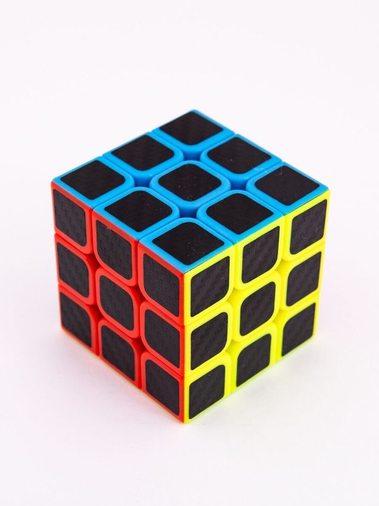 Головоломка Кубик Рубика 3х3 карбон