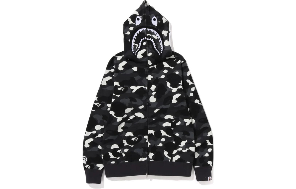 A Bathing Ape City Camo Shark Full Zip Худи Ss23
