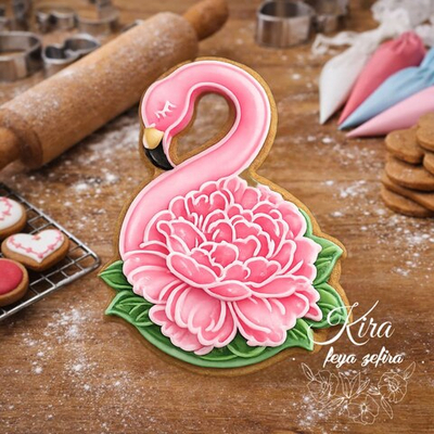 Штамп Восьмерка-Фламинго от Киры