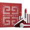 Набор декораторской косметики Givenchy Red Velvet Faux Fur Lambskin Lipstick Limited Edition Box Makeup Sets Easy To Blend Complexion 3 Pack