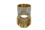 Тройник латунь никель Ду 20 (3/4") ВР/ВР 9007 ГОСТ 32585-2013 Aquasfera 9007-02
