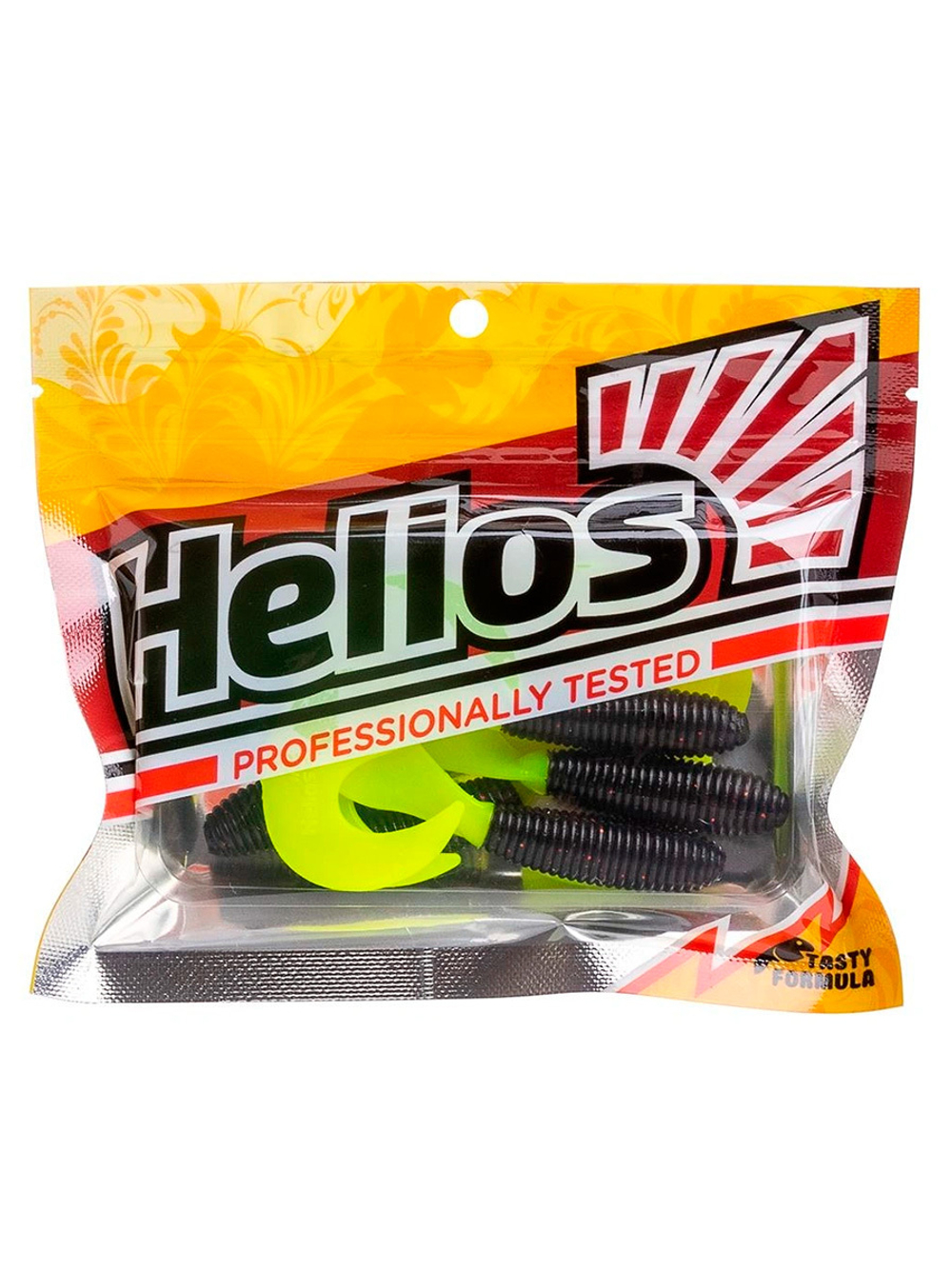 Твистер Helios Credo 3,35"/8,5 см Pepper Red 7шт. (HS-11-030)