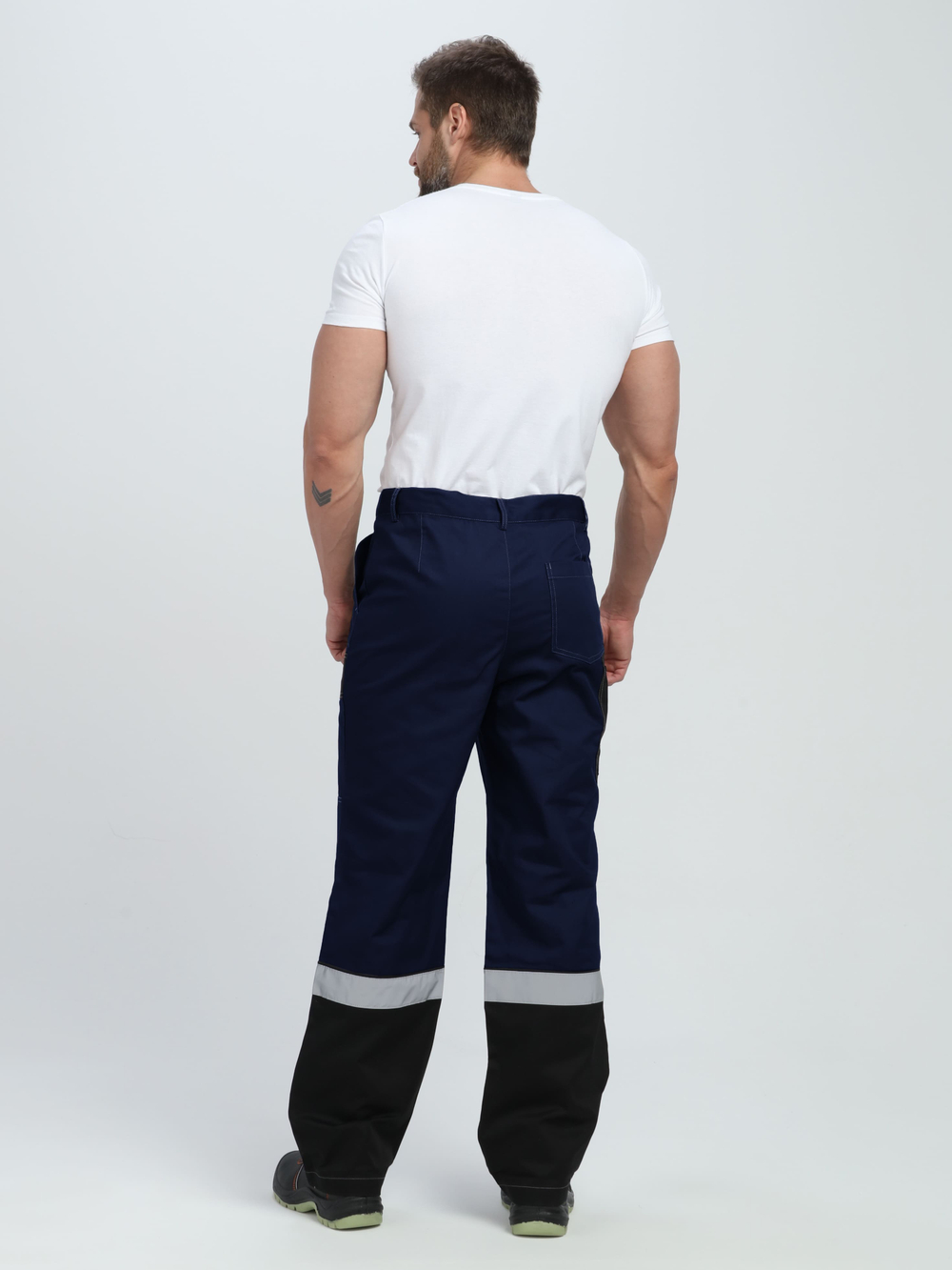 Костюм Вивантек-1 СОП К. (тк.Смесовая МВО,240) брюки, т.синий/черный/васильковый