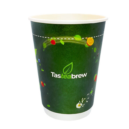 Стакан картонный TASTEABREW 350мл D90 (двухслойный) (25/400)