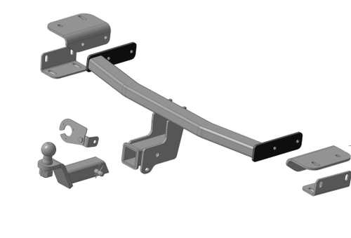 Фаркоп Hyundai ix35 2010-2015, Kia Sportage 2010-2015 (кроме сборки Корея) съемное крепление шара под американский квадрат Трейлер.7311