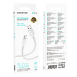 Кабель Borofone BX116 USB-Type-C White