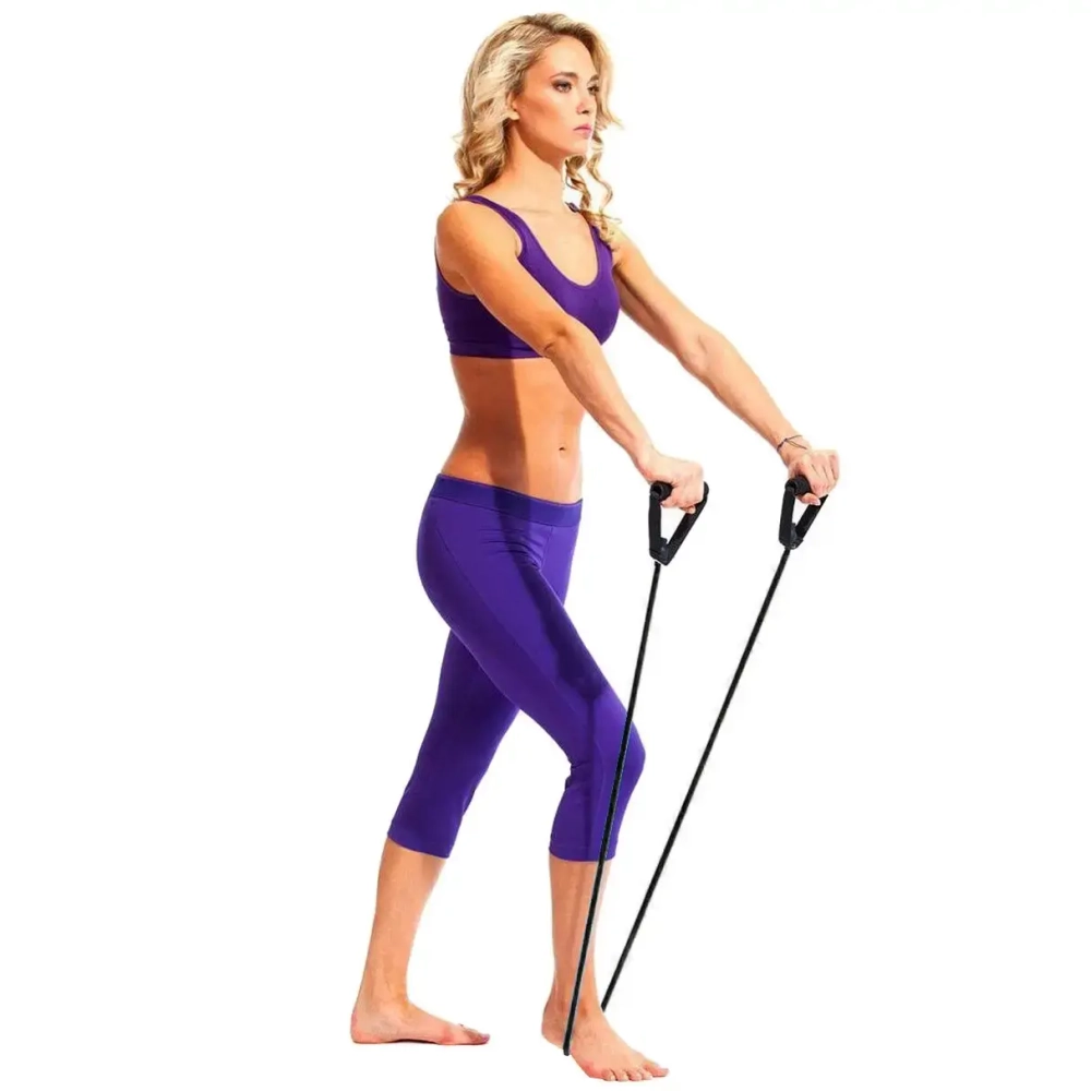 Эспандер трубчатый «Life» 1,30 м (нагрузка 13,5-15,5 кг), черный