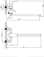 LEMARK Серия PRAMEN. Смеситель универсальный – LM3361C