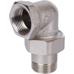 Американка STOUT никелированная угловая 3/4" ВР/НР O-Ring уплотнение