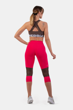 Леггинсы HIGH-WAIST ¾ LENGTH SPORTY LEGGINGS 406 Розовые