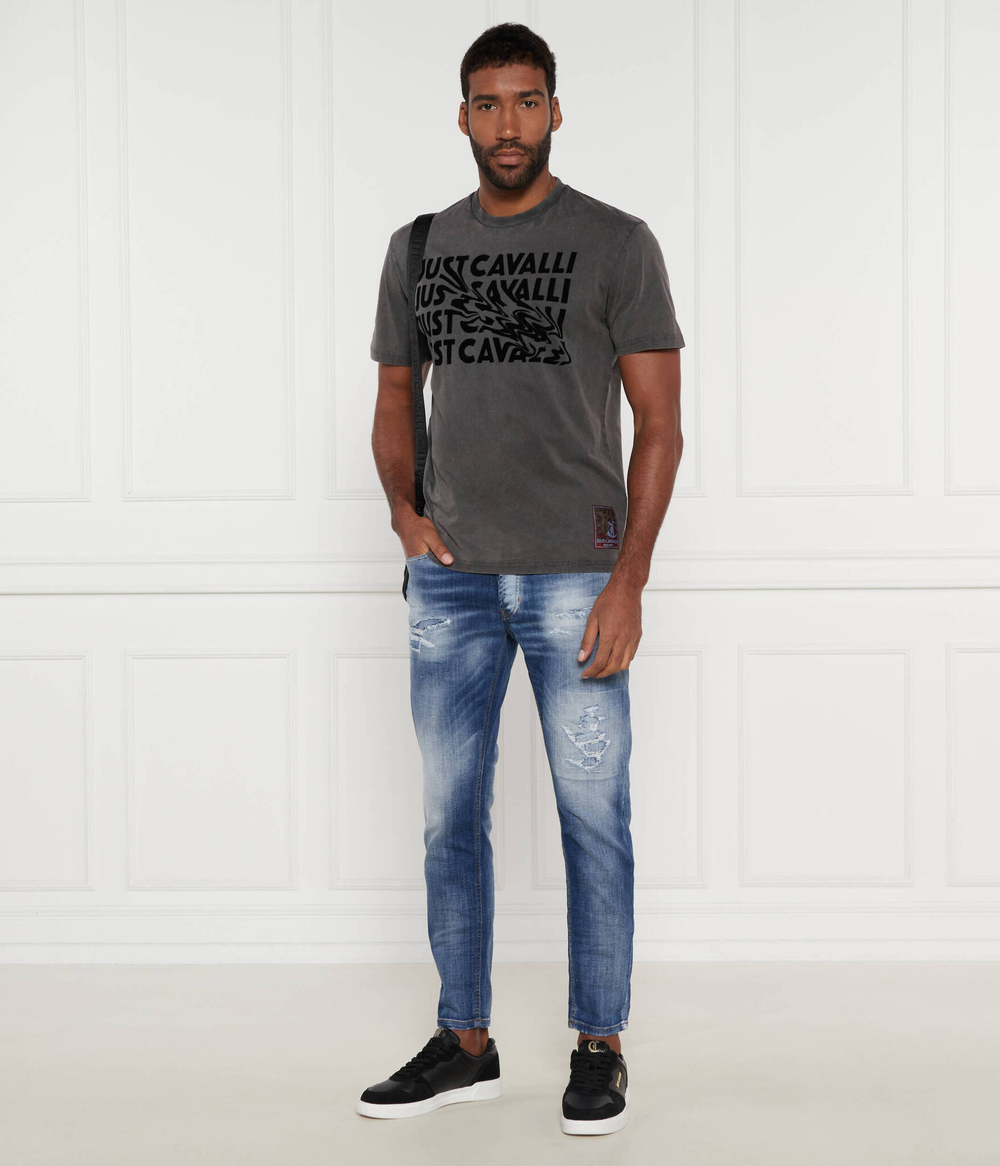 Футболка Just Cavalli - графитовый(77OAHC05CJW61)