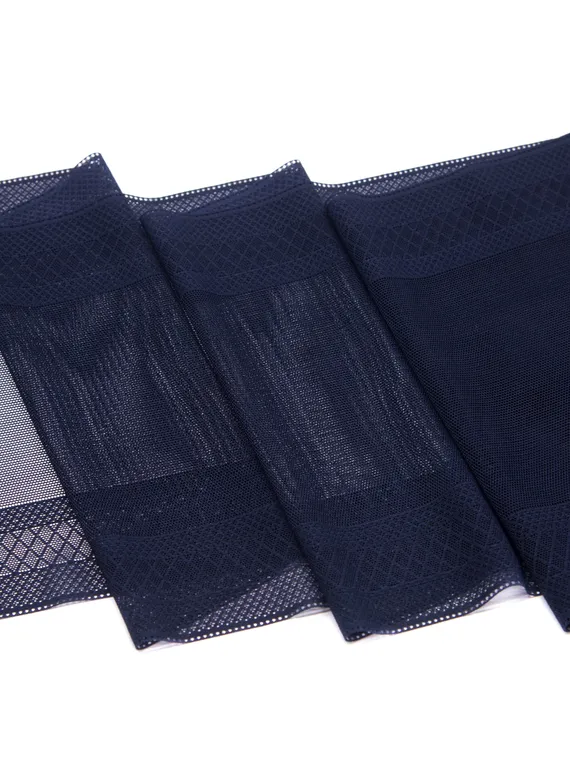 03-217 Кружево-сетка 18,5 см, темно-синий 061