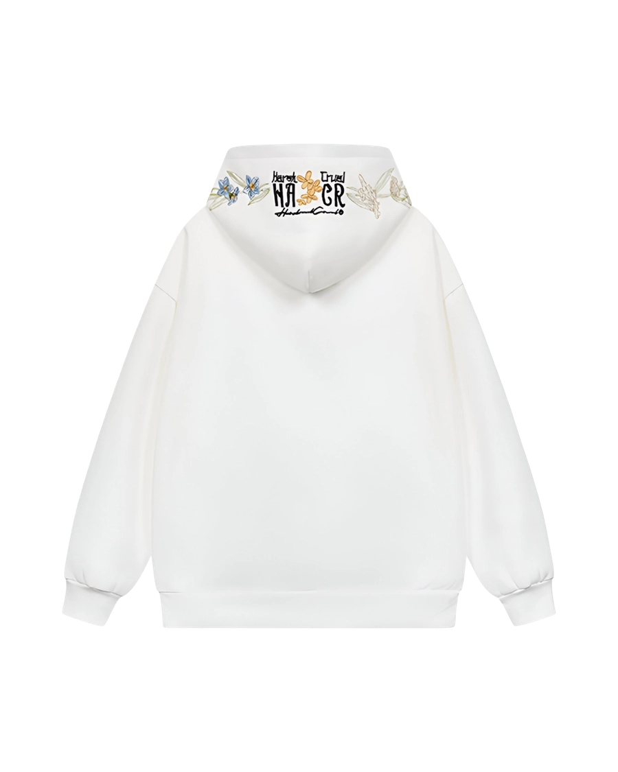 Худи HARSHandCRUEL "Hood Flowers" Oversized Hoodie