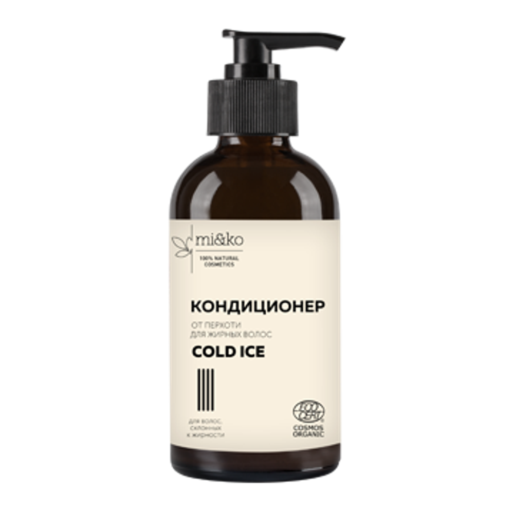 Кондиционер для волос Cold Ice, 200 мл, COSMOS ORGANIC, Mi&Ko