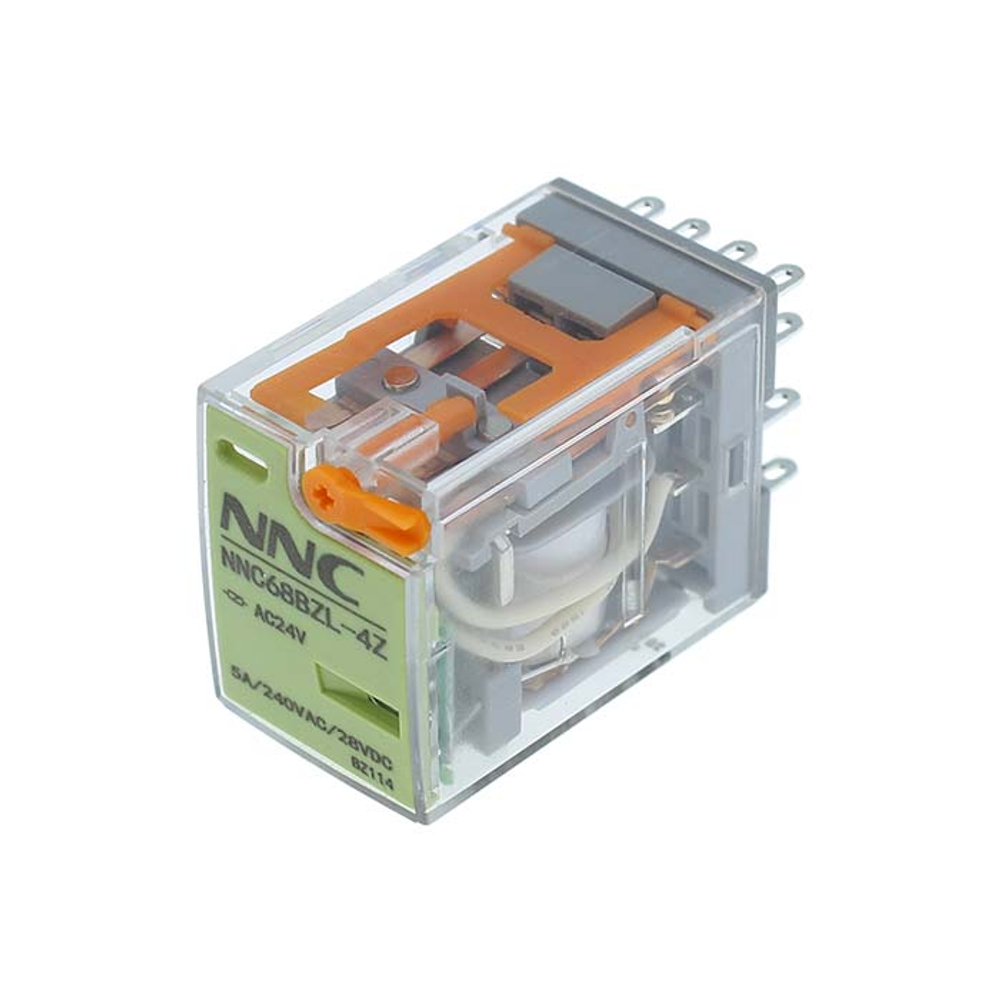 Электромагнитные реле 4 контакта, 24VAC, 5A (20 шт.)