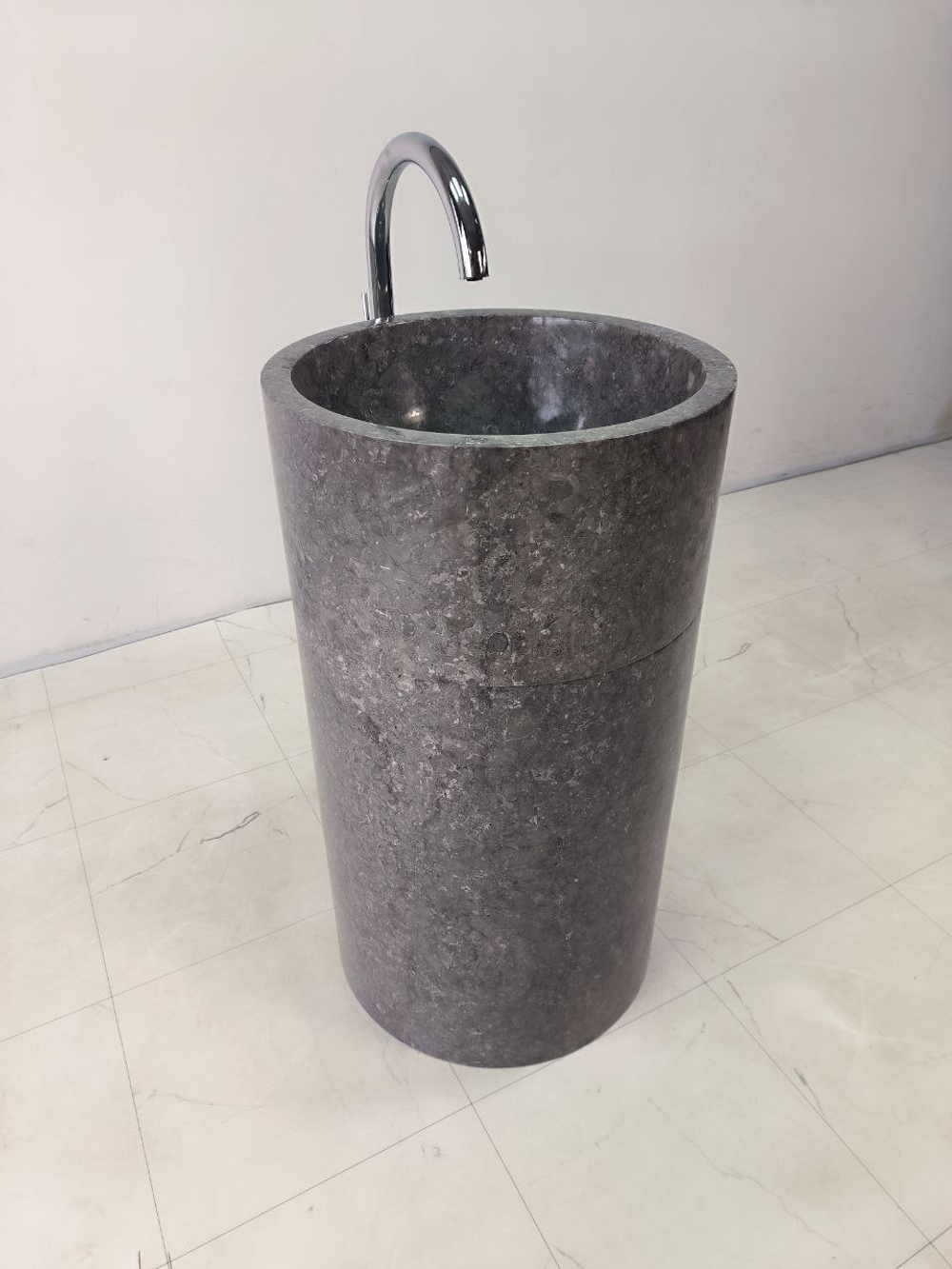 Раковина напольная из мрамора Silinder MN-63225 50*50*90
