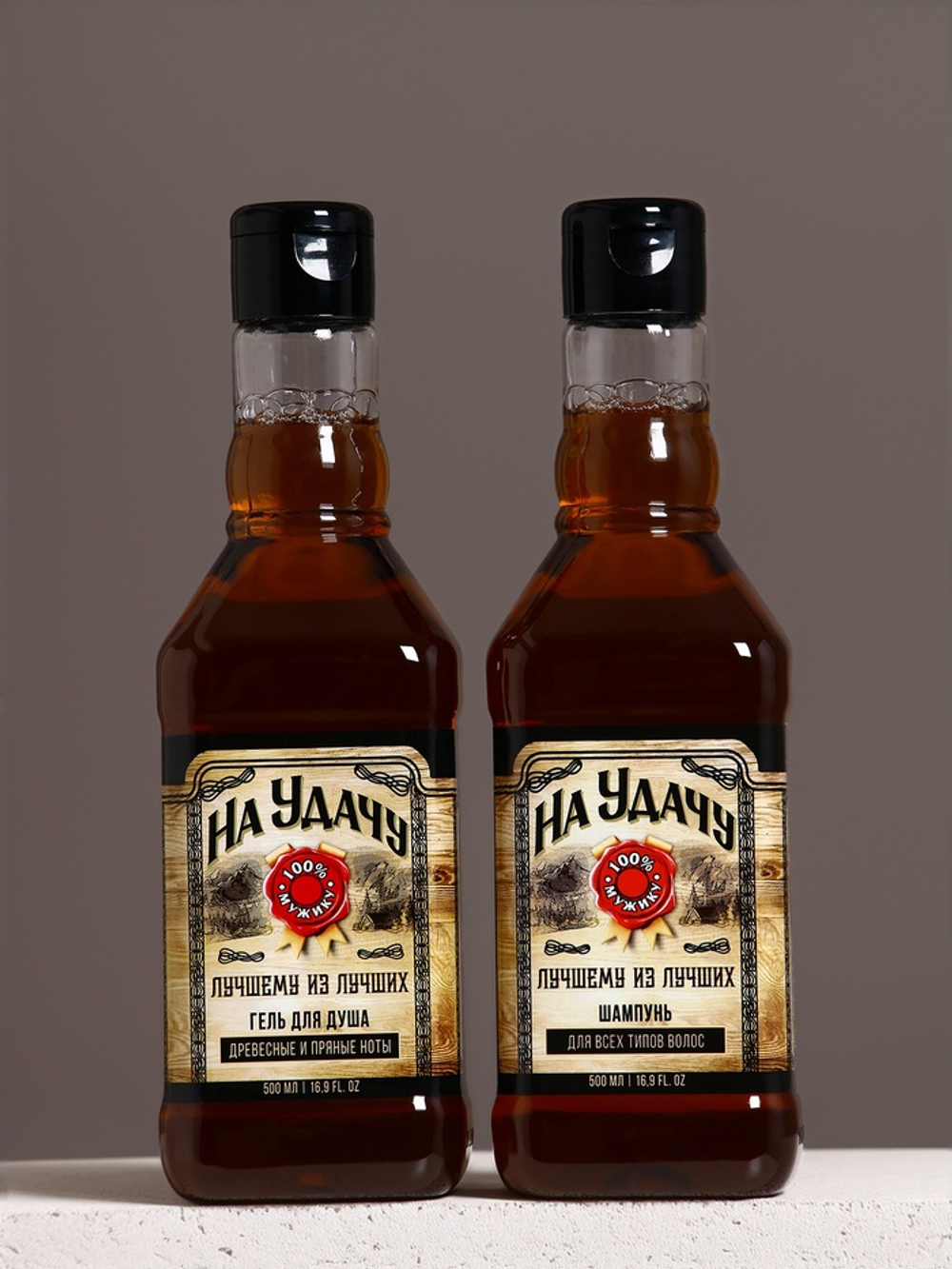 Подарочный набор «На удачу», шампунь и гель для душа, 500 мл