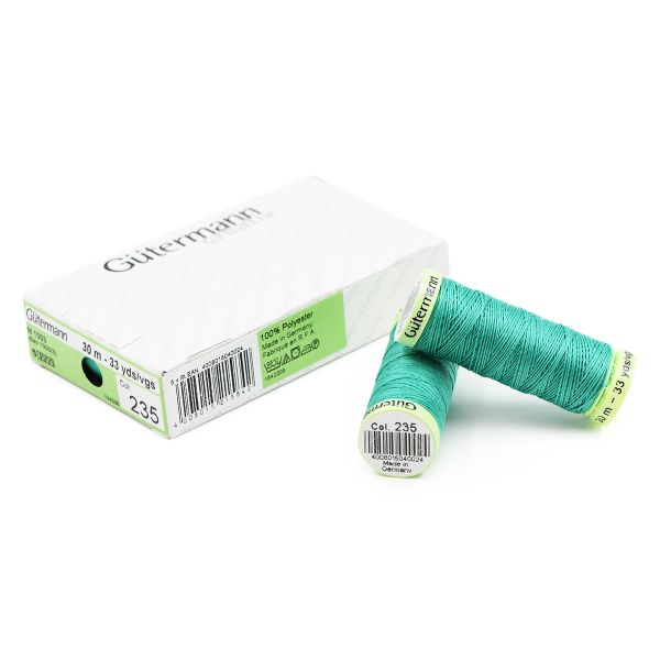 Нитки отделочные Gutermann Top Stitch 30 (30 метров), 5 кат. | 235 изумрудный