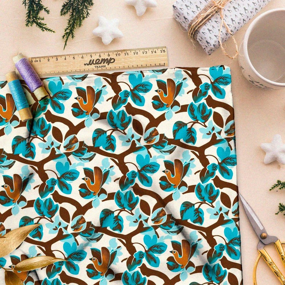 Ткань премиум мембрана романтический этюд