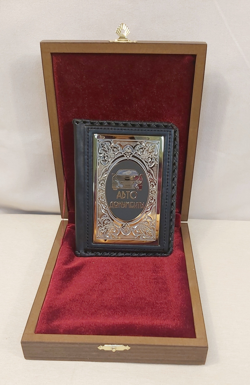 Обложка для автодокументов "Элитная" в футляре