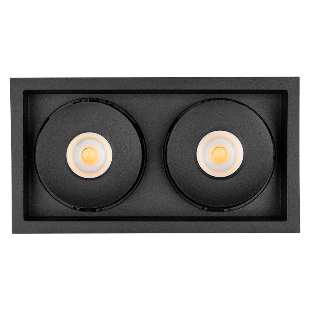 Светильник CL-SIMPLE-S148x80-2x9W Warm3000 (BK, 45 deg) (Arlight, IP20 Металл, 3 года) 028151