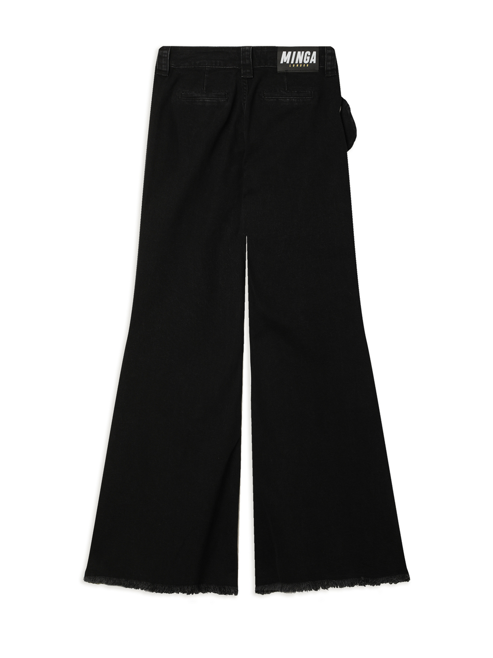 Женские Джинсы Disco Belted Distressed Flare